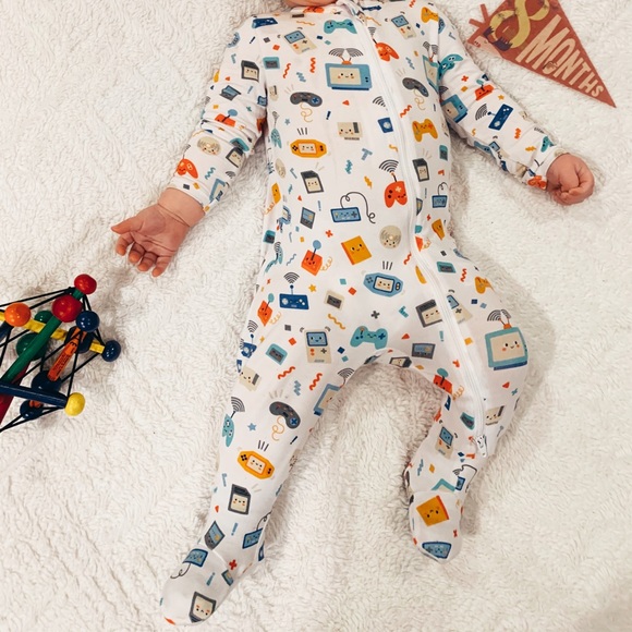 🚫SOLD🚫 ANGEL DEAR bamboo sleeper Vintage Arcade 3/6M - Picture 7 of 8